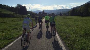 La pista ciclabile delle Dolomiti