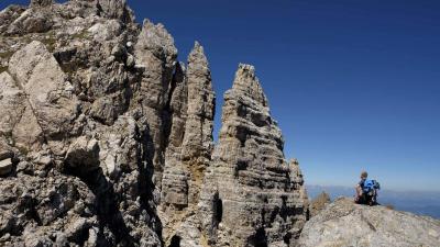 Ferrata Campanili del Latemar Trentino vacanza outdoor