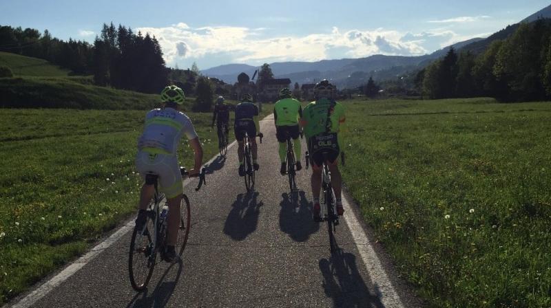 La pista ciclabile delle Dolomiti